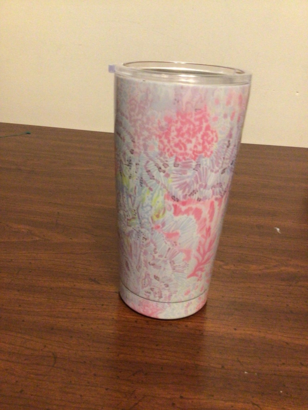 Lily Pulitzer metal tumbler 1 tall and 1 short  set x2